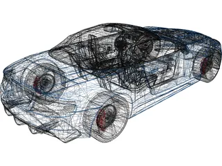 Aston Martin DBS Volante 3D Model