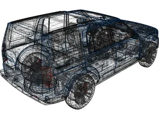 Land Rover Discovery 4 3D Model