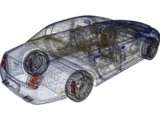 Bentley Continental Flying Spur 3D Model