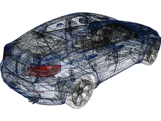 BMW X6M (2010) 3D Model