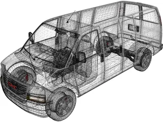 GMC Savana 3D Model