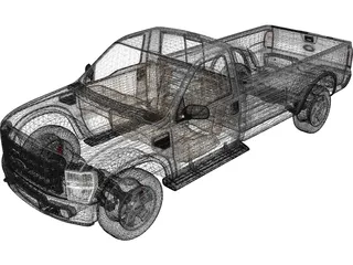 Ford F-250 3D Model