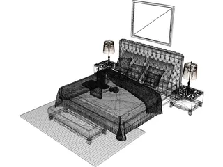 Bed 3D Model