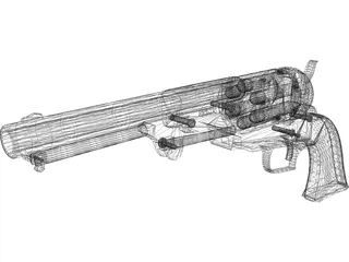 Colt Dragoon 3D Model