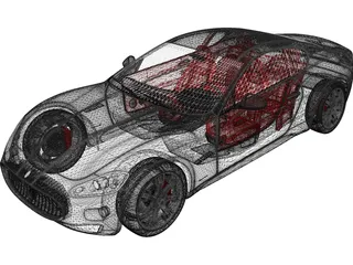 Maserati GT 3D Model