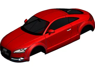 Audi TT Body 3D Model