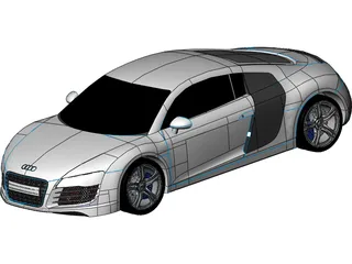 Audi R8 3D Model