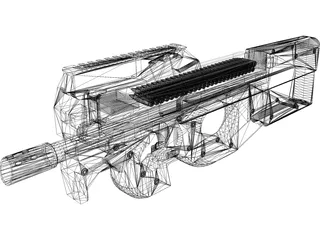 FN P90 3D Model