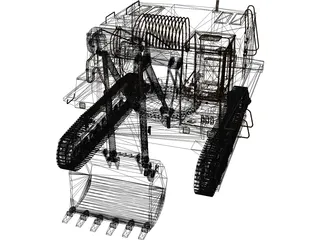 Excavator 3D Model