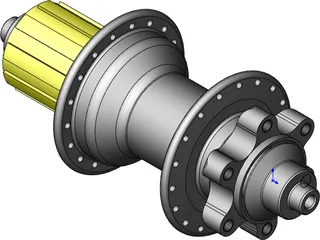 Brake Hub Hope MTB 3D Model