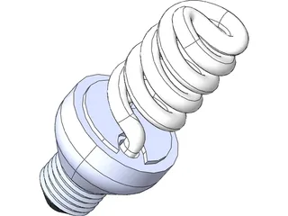 CFL Lamp 3D Model