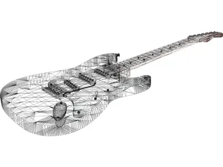 Fender Stratocaster Guitar 3D Model