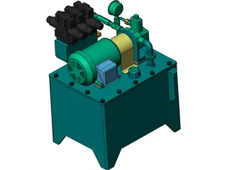 Tank Hydraulic 3D Model