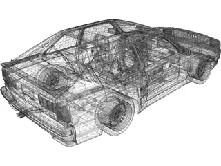 Audi Quattro (1983) 3D Model