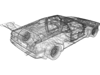BMW M1 Procar 3D Model