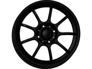 OZ Racing Rim 3D Model