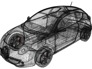 Alfa Romeo Mito 3D Model