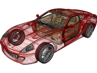 Ferrari 599 GTB Fiorano 3D Model