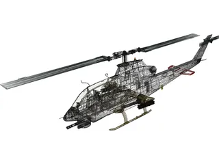 AN-12 Helicopter 3D Model