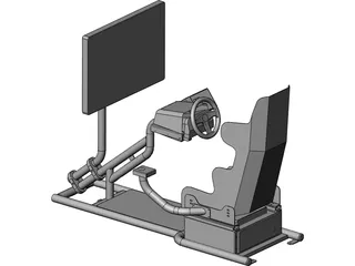 Racing Simulator 3D Model