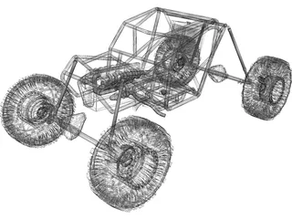 Proto Tube Rock Crawler Chassis 3D Model