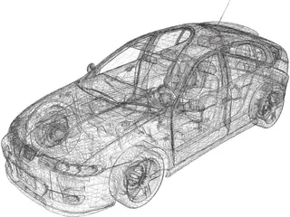 Seat Leon Cupra 3D Model