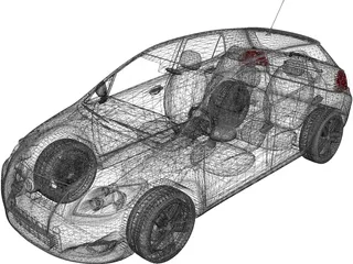Toyota Auris 3D Model