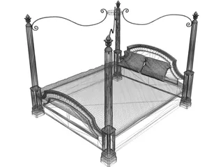 Bed 3D Model