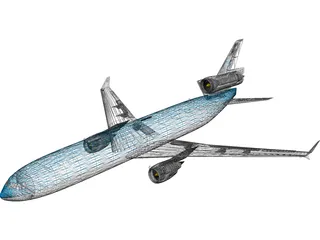 McDonnell Douglas MD-11 KLM 3D Model