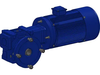 Reductor Motor 3D Model