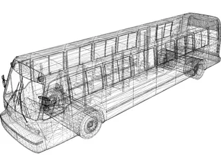 GMC RTS Bus 3D Model