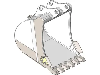 Excavator Bucket 3D Model