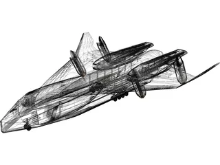 Avatar Space Shuttle 3D Model