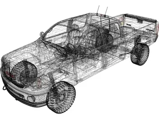 GMC Sierra (2010) 3D Model