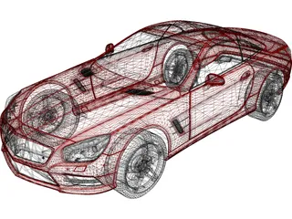 Mercedes-Benz SL R231 3D Model