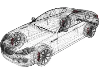 BMW 6-Series Gran Coupe F06 3D Model