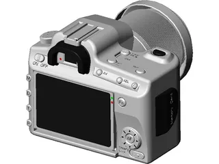 Sony Alpha 300 Camera 3D Model