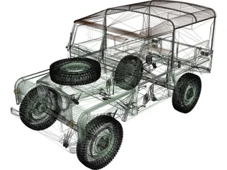 Land Rover Series I 3D Model