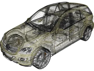 Mercedes-Benz ML 350 3D Model