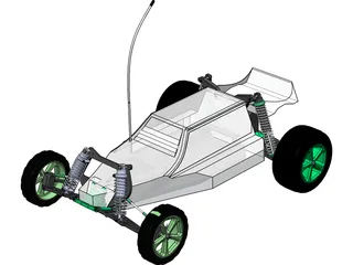 Losi RC Car 3D Model