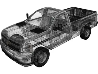 Chevrolet Silverado (2011) 3D Model