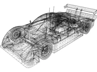 Ford Doran Racing JE4 3D Model