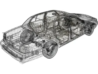 Mercury Marauder 3D Model