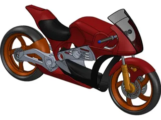 Motorcycle Concept 3D Model