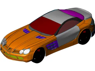 Mercedes-Benz McLaren SLR 3D Model