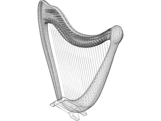 Harp 3D Model