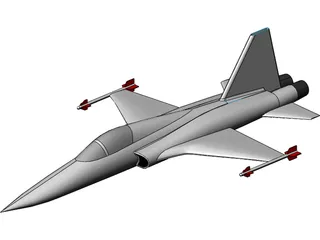 Northrop F-5 Tiger 3D Model