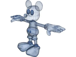 Mickey Mouse 3D Model