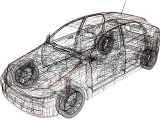 Chevrolet Lacetti (2010) 3D Model