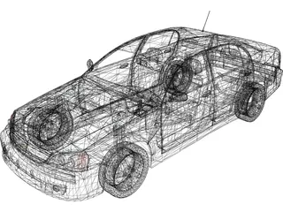 Chevrolet Evanda (2010) 3D Model